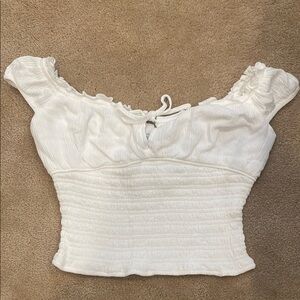 Garage White Women's Top